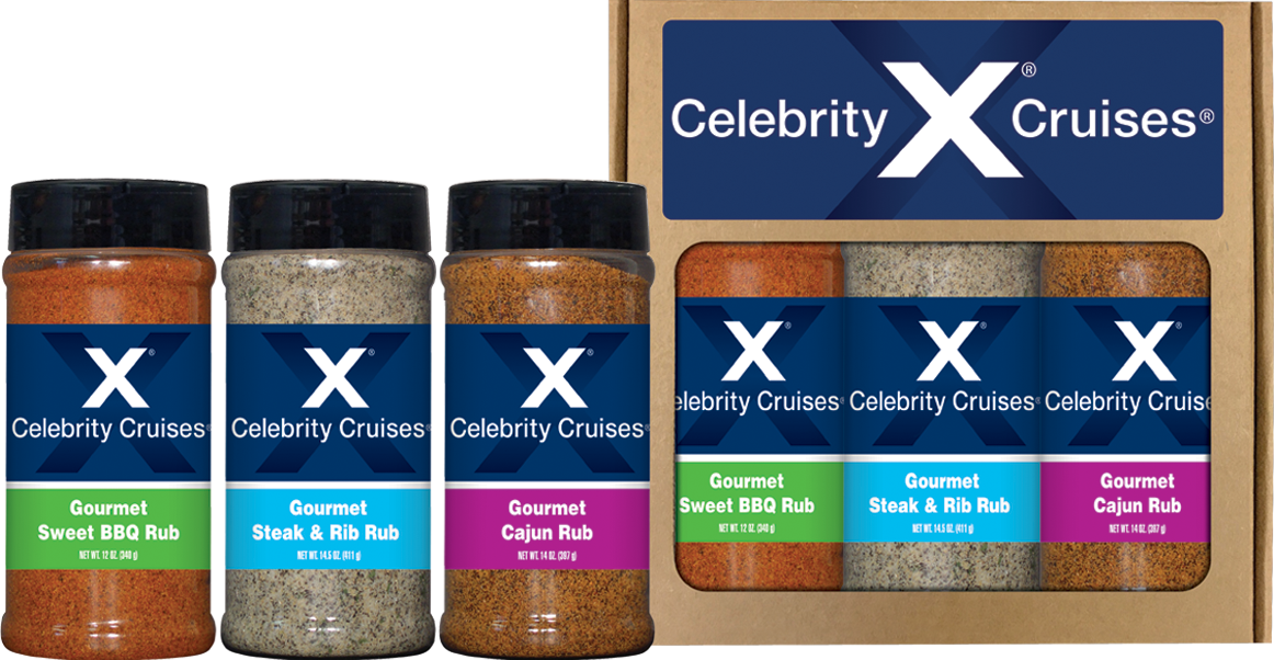 3R16 - Dry Rub Set (3xPint) - Celebrity Cruises